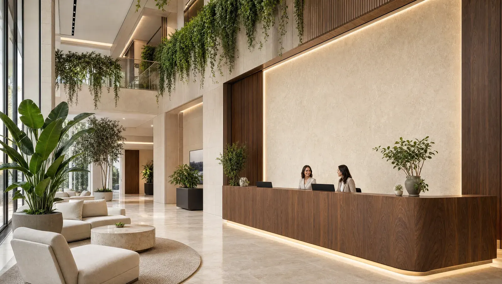 Entrance — Cream Limestone